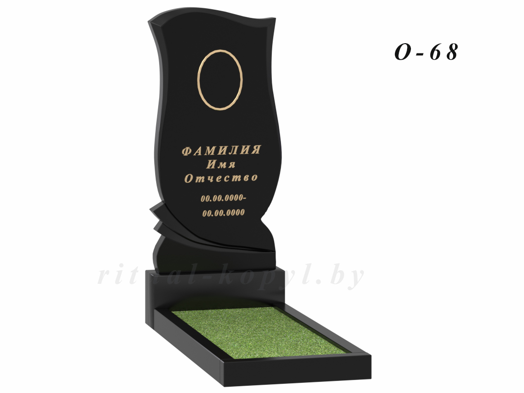 Одиночный памятник на могилу в Копыле